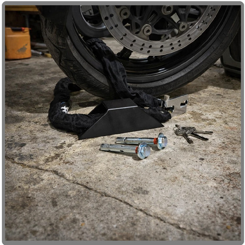 Kit antivol moto - chaîne, à