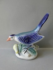 oiseau bleu en céramique