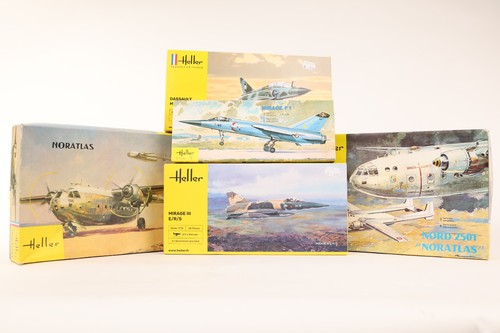 Heller lot 5 maquettes - heller,, un