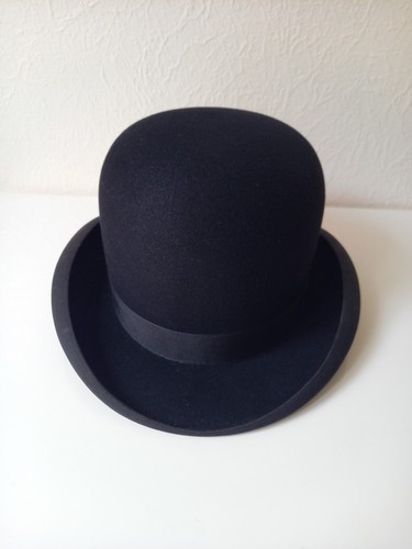 Ancien chapeau melon feutre - ancien, en