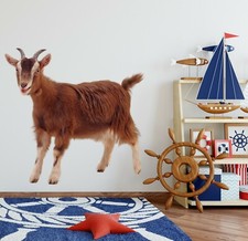 3D moutons bruns C07 animal papier peint peinture murale affiche autocollant mural décalcomanie Wen