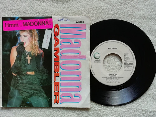45t madonna gambler - 45t, "gambler"