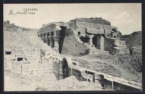 Cpa denderah temple - le,