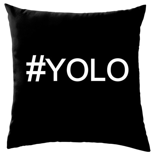 Hashtag yolo coussin vous - yolo,