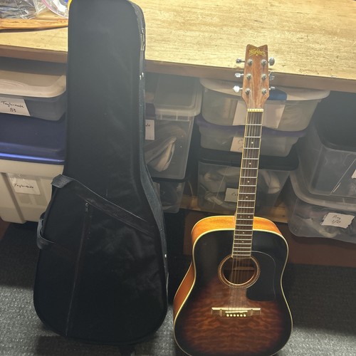 Washburn d10qsb sunburst - washburn,