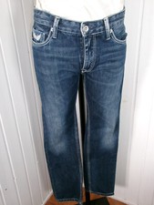 Pantalon jeans bleu délavé  taille haute 100% coton bleu droit KAPORAL 5  14 ans