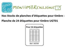 étiquette pour timbre, mon