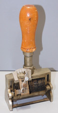 Ancien tampon dateur - -ancien,