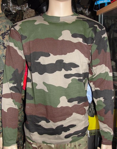 Shirt manches longues armée - t-shirt,