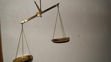 Balance fine d'apothicaire en