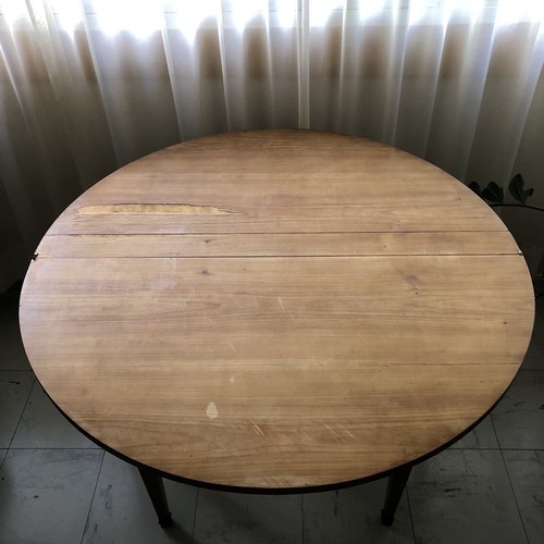 Ancienne table demie lune - table,