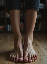 Photo Pieds Féminins, Style Artistique et Élégant, Format 15 x 20