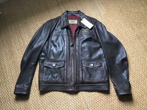 Blouson cuir marron neuf - cuir,