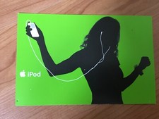 Carte publicitaire iPod /