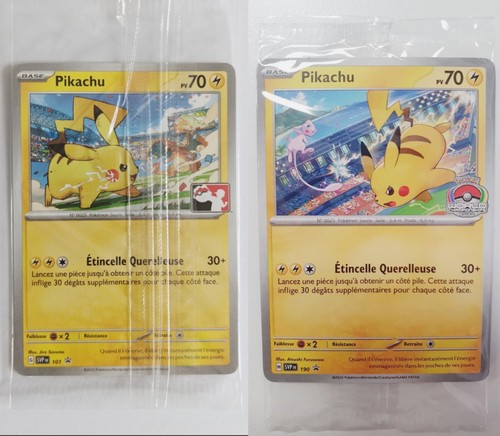 Carte pokémon pikachu svp - carte,