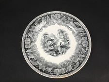 Assiette ancienne "feuille"