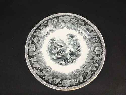 Assiette ancienne feuille - assiette,