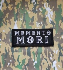 Patch Memento Mori motto de