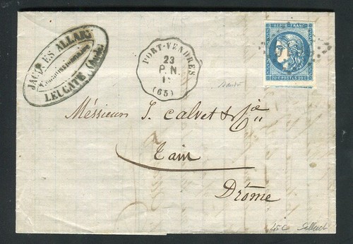 Rare lettre leucate pour - leucate,