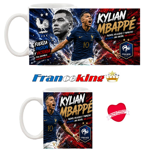 Mug céramique kylian - céramique, mbappé