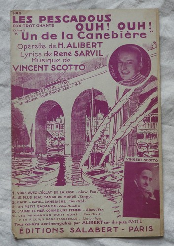 Partition ancienne 1935 les - ancienne, "