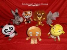 Lot Peluche animaux Dreamworks Ti biscuit Lion Âne Shrek Gloria Tigress Panda
