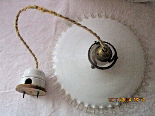 Ancienne lampe suspension - ancienne,