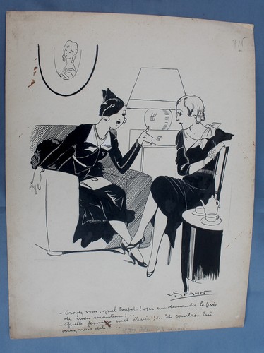 Victor spahn dessin original - victor,