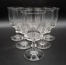 Service six verres à vin