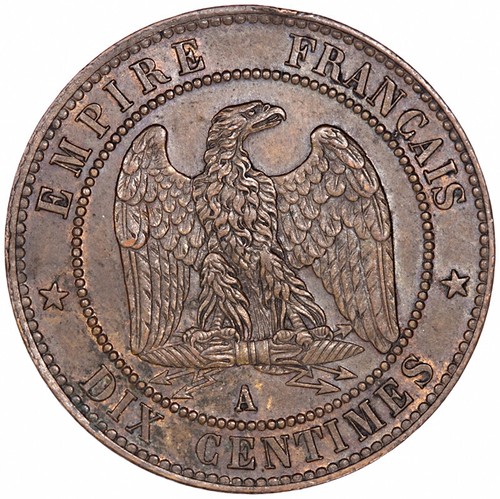 1862 centimes france - 1862, 10