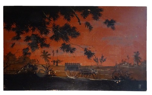 Panneau laqué vietnamien - laquÉ,