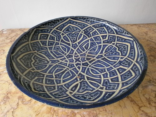 Plat poterie maroc - du,