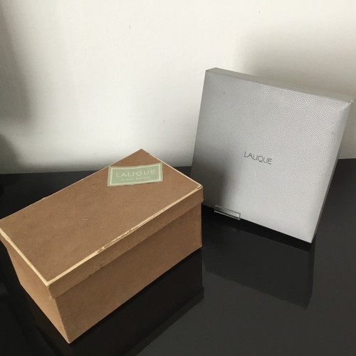 Boite ecrin vides - boite, lalique