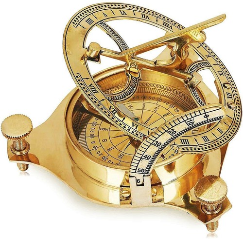 Boussole horloge solaire en - d'horloge,