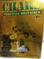 Solido 1/43, Jeep surblindé Ardennes 44 & Jeep SAS Afrique, WW2, Neuf (N11)