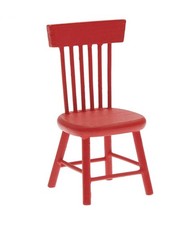 Chaise miniature - Rouge - 4,5x4x8,5cm - Rico Design