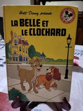 Walt disney présente la belle et le clochard le Club du livre MICKEY 1977