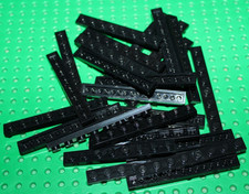 26 x Lego Black Plates 1x8 ref