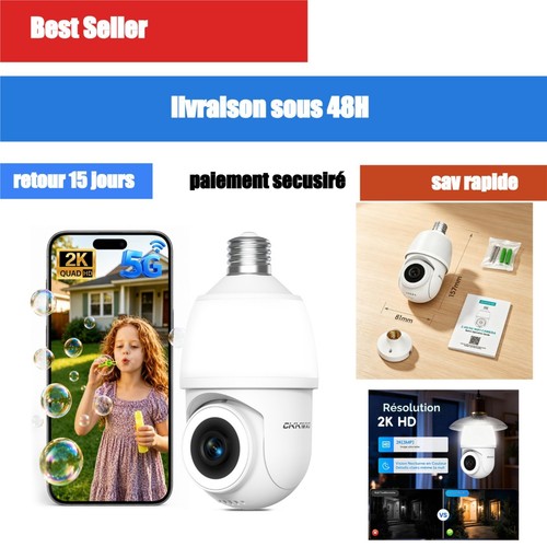 Ampoule caméra surveillance - ampoule,