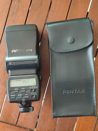 Pentax flash 500ftz - flash, af-500ftz