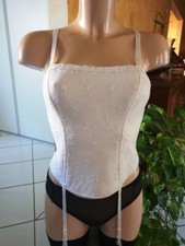 LISE CHARMEL DEGRIFFE GUEPIERE SANS ARMATURE TAILLE 1 COLORIS BLANC