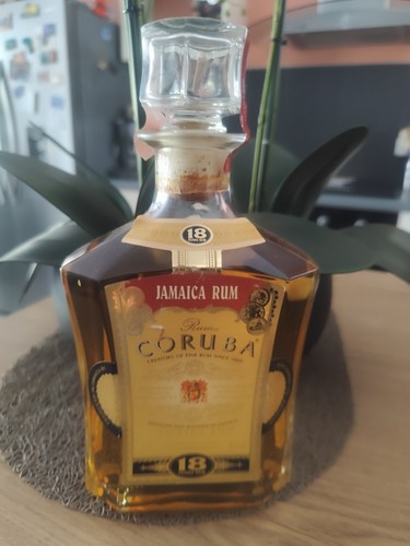 Ancienne carafe rhum coruba - ancienne,