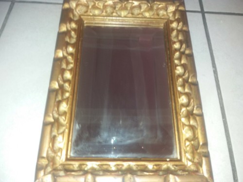 Ravissant miroir biseaute bois - biseaute,