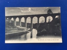 CPA DINAN LÉ VIADUC AU CLAIR DE LUNE