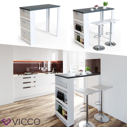 Vicco table bar avec - table,