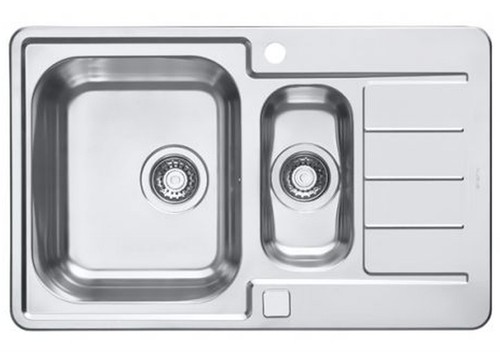 évier inox encastré line - inox,