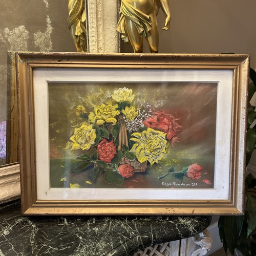 Tableau ancien signée nature - tableau,