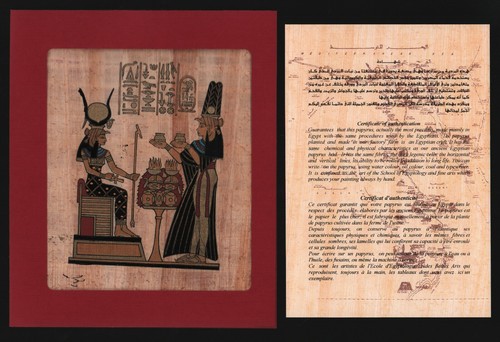 Uderzo véritable papyrus - .,
