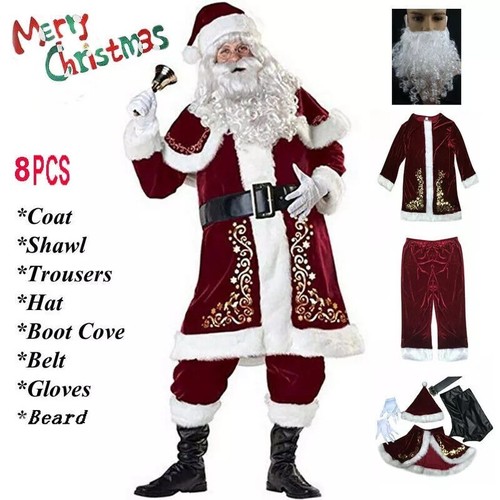Costume pere noël - costume, adulte