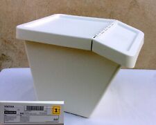 POUBELLE - TRI - RANGEMENT - IKEA - SORTERA avec COUVERCLE - BLANC -  60 L